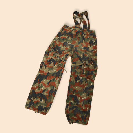 [USED] スイス軍 CAMO柄オーバーオール