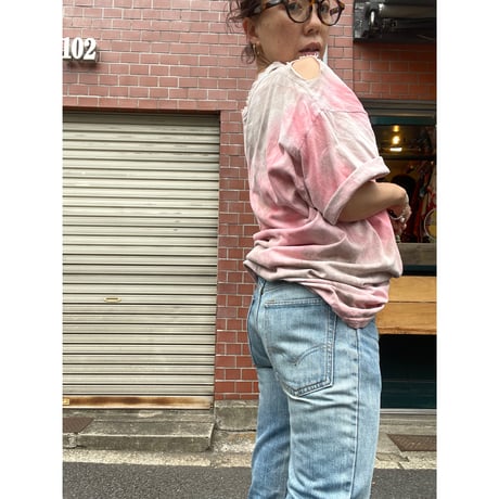 ［USED］タイダイ BORO tee