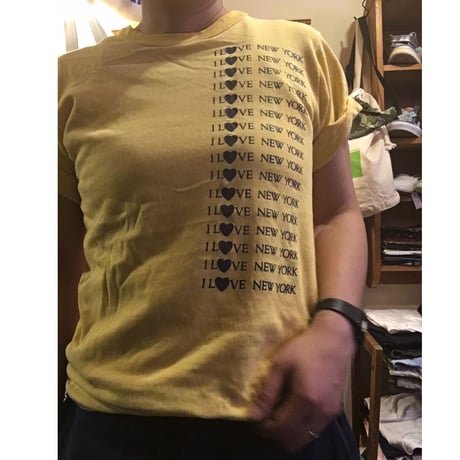 [USED] vintage COTTON 「 I L♡VE NEWYORK」 Tee