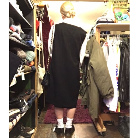 [USED] WOOL シンプル ジャンパースカート