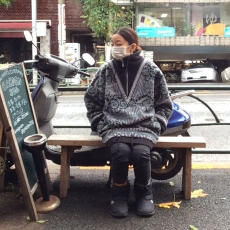 [USED] 重ね着風フリース P/O JKT