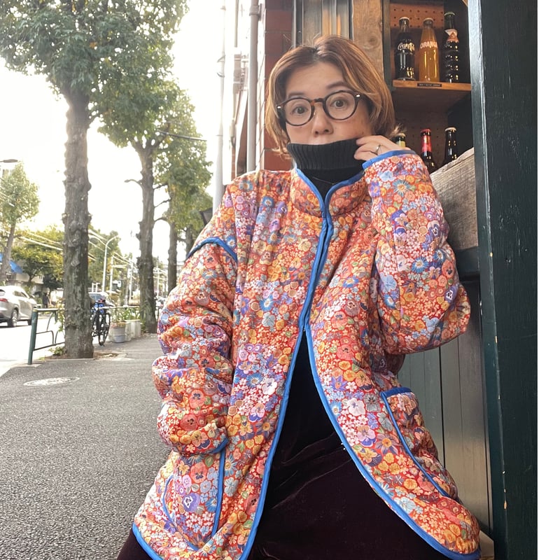 USED] 花柄 🩷キルティングCHINA チャイナJKT | garden730