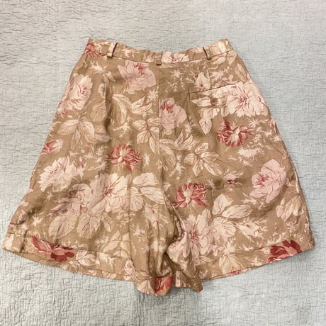 [USED] Lauren  花柄LINEN Shorts