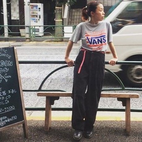 [USED] 太ウネ コーデュロイパンツ 2タック