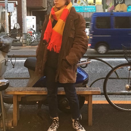 [USED] real suede!!大きめふわふわコート