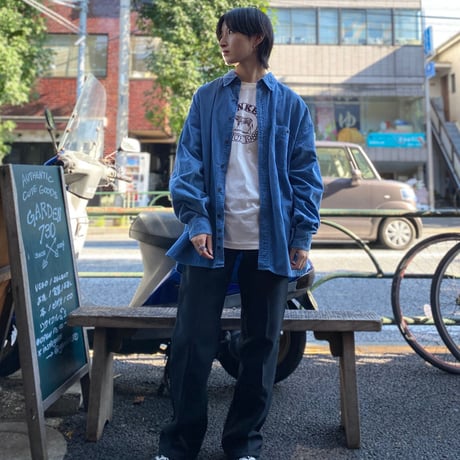 [USED] BLUEコーデュロイB.Dシャツ！