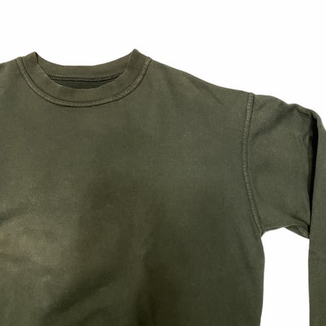 [USED] "CHUMS" OLIVE-GREEN SWEAT！