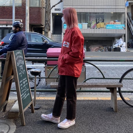 [USED] 真っ赤なVINTAGE COACH JACKET❤️