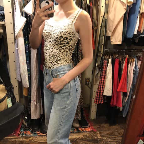 [USED] レオパード lingerie BODY SUIT