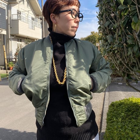 [USED] GOODサイズ！OLIVE MA-1