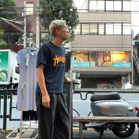 [USED] THRASHER FIRE LOGO-Tee