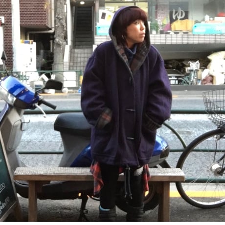 [USED] ダッフル風 woolコート