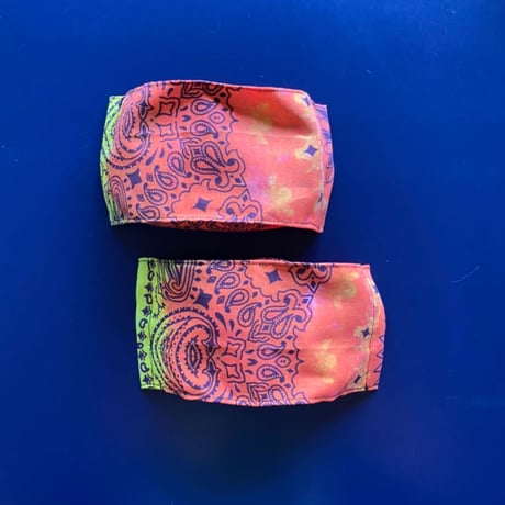 [PERO] リメイク マスク (TIE DYE) ORENGE /GREEN