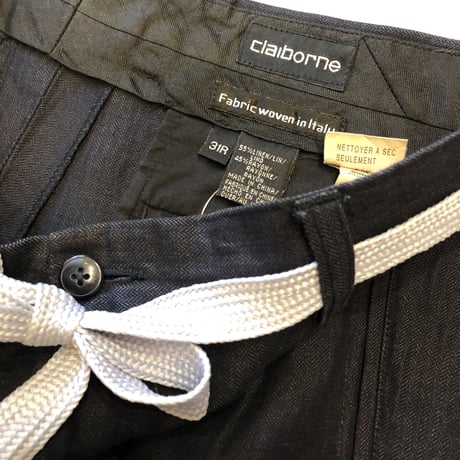 [USED] LINEN タックパンツ