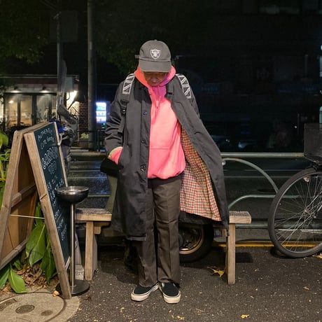 [USED] Vintage BLACK ステンカラーコート