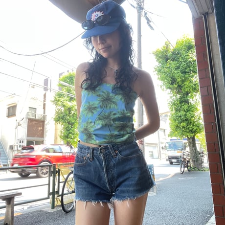 [USED] Tropical🏝️タイトmini skirt