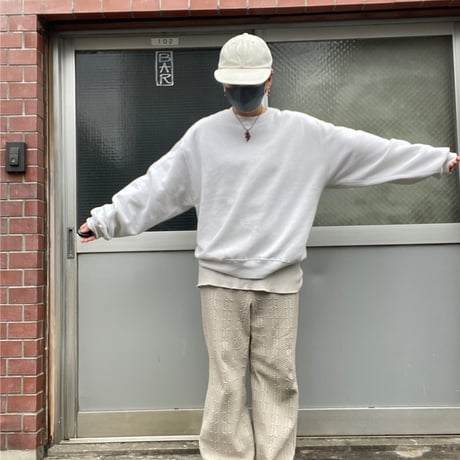 [USED]80~90's ”富士山” WHITE SWEAT