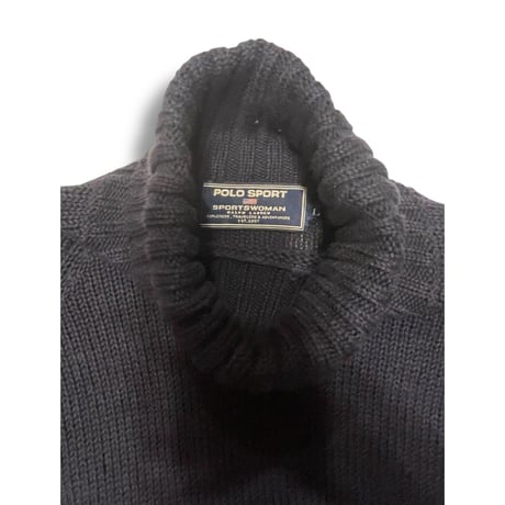 [USED]"POLO SPORT" 5分袖cotton ニット♡
