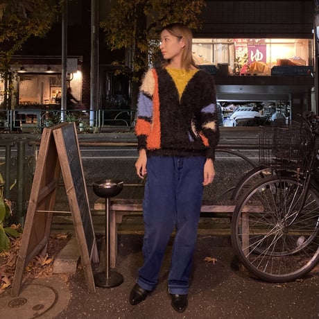 [USED] デザインシャギーKNIT♡