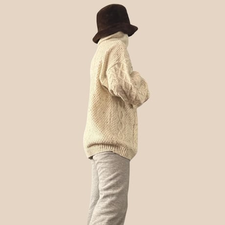 [USED] バニラビーンズ HALF ZIP ニット