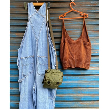 [USED]  LANDS' END DENIM OVERALL