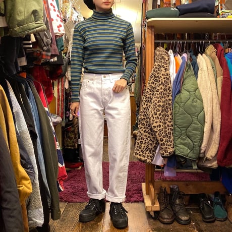 [USED] マルチボーダータートルKNIT♡