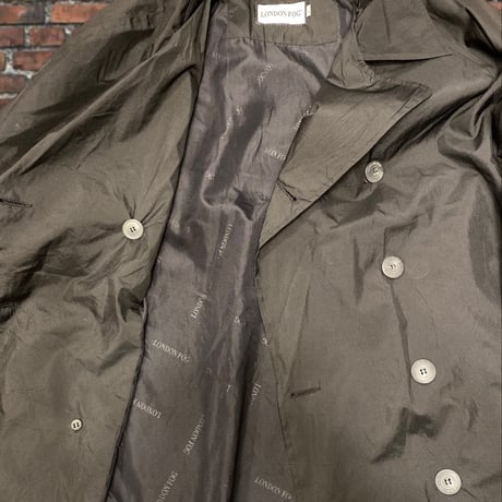 [USED]  "LONDON FOG" トレンチコート BLACK