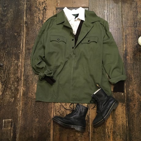 [USED] 渋い！プルオーバーシャツ風 ARMY JKT