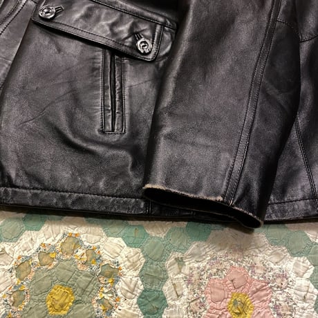 [USED] 柔らかレザー の CAR COAT