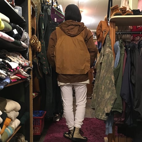 [USED] made in ITALY.  vintage COTTON PARKA