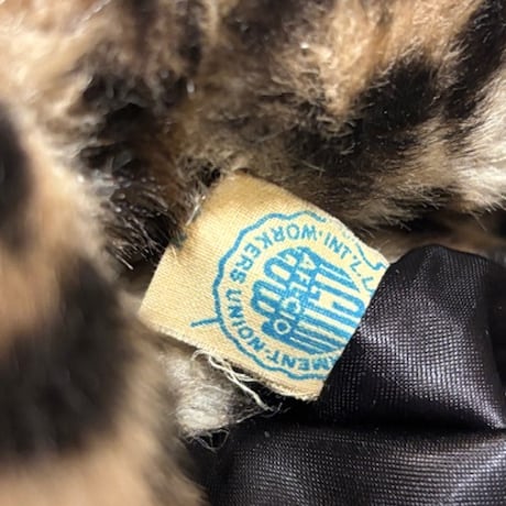 [USED] 50’s〜60’s vintageレオパード柄 フェイクファーコート