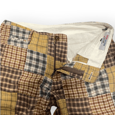 [USED] QUIK SILVER パッチワーク PANTS W34