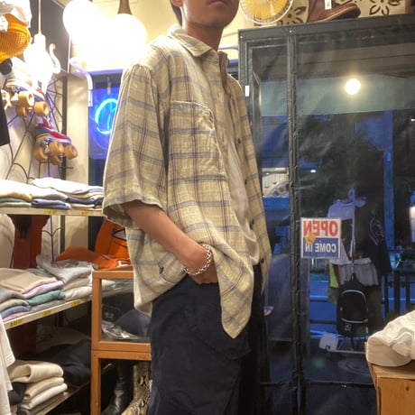 [USED] QUIK SILVER S/SL チェックシャツ 🌊