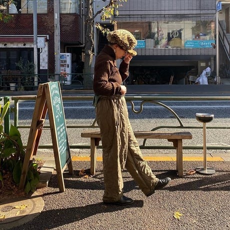 [USED] ドイツ軍  キルティング OVER PANTS