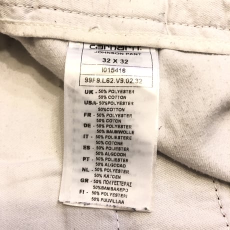 [USED] EURO Carhartt テーパードパンツ