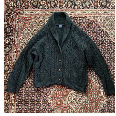 [USED] OLD GAPショールカラーカーディガン