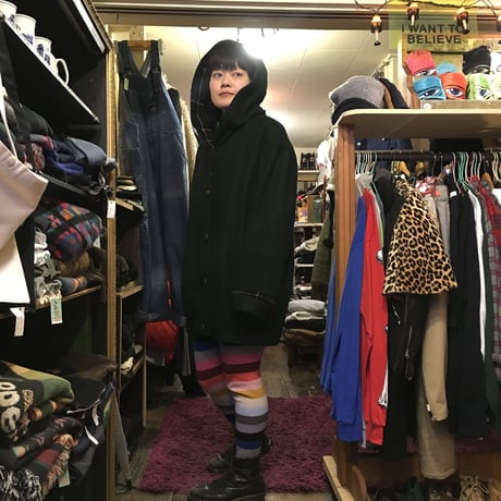 [USED] レイヤード風 軽めWOOLコート