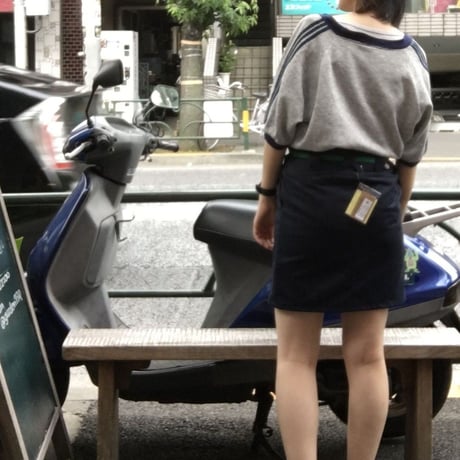 [USED] OLD　三本ライン半袖スウェット