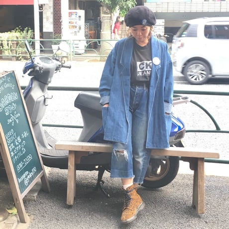 [USED] デニムロングジャケット