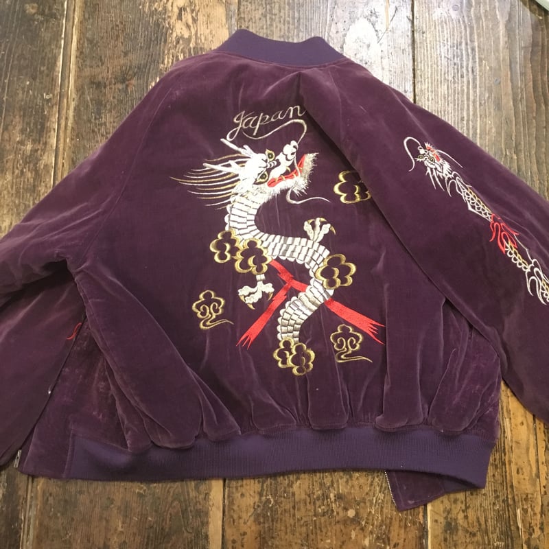 dimmoire ベロアスカジャン シルバー　完売品 GB0324/LD02 : Kazuma Kiryu Ska Jumper / カズマキリュウスカ