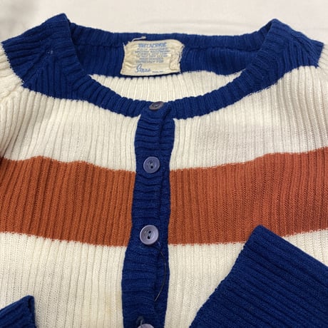 [USED] Vintage Searsマルチボーダーのリブニット