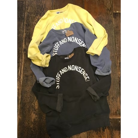 [Naughty] STUFF AND NONSENSE GRUNGE SWEAT