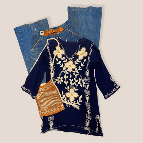 [USED] フォークロア🌼刺繍ブラウス