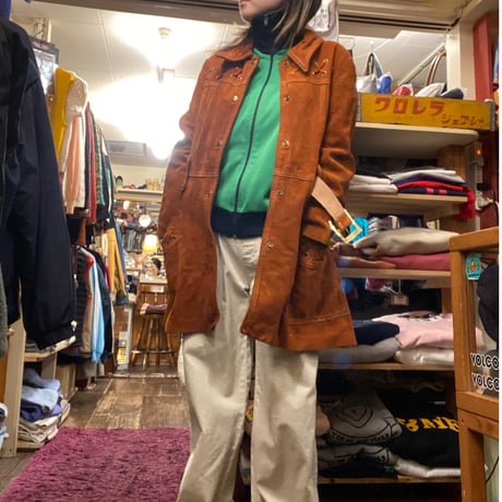 [USED]70's vintage スウェードコート