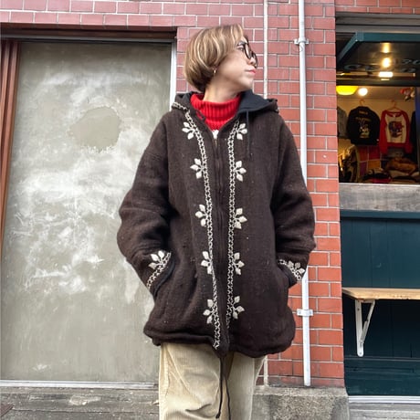 [USED]  刺繍入りWOOL PARKA
