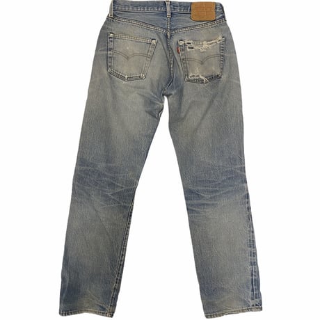 [USED] Levi's 501 赤耳ダメージDENIM