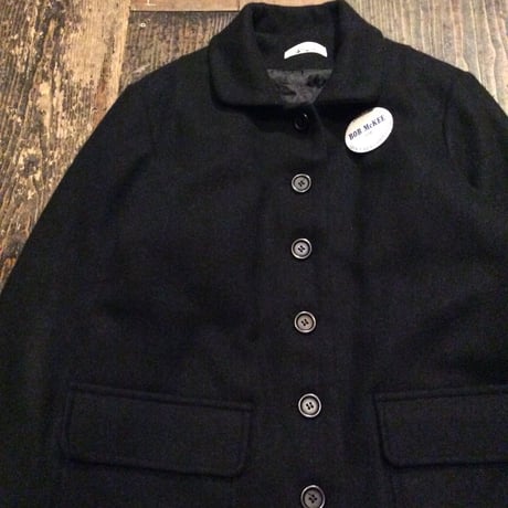 [USED] Black WOOLコート