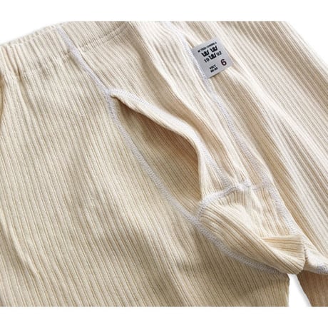 [DEADSTOCK] SWEDEN vintage リブ UNDER PANTS