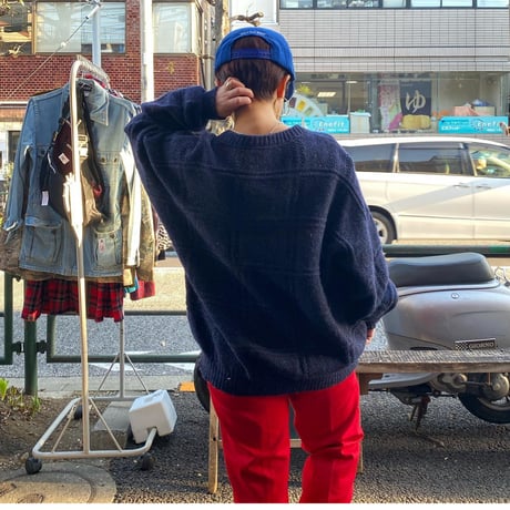 [USED] 90’s made in USA ネップニット