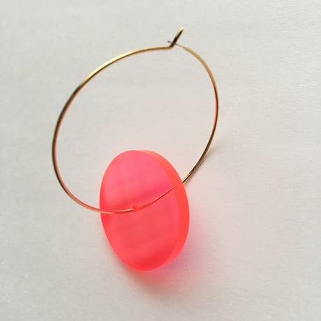 [BENICOTOY] クリア サークル  ピアス